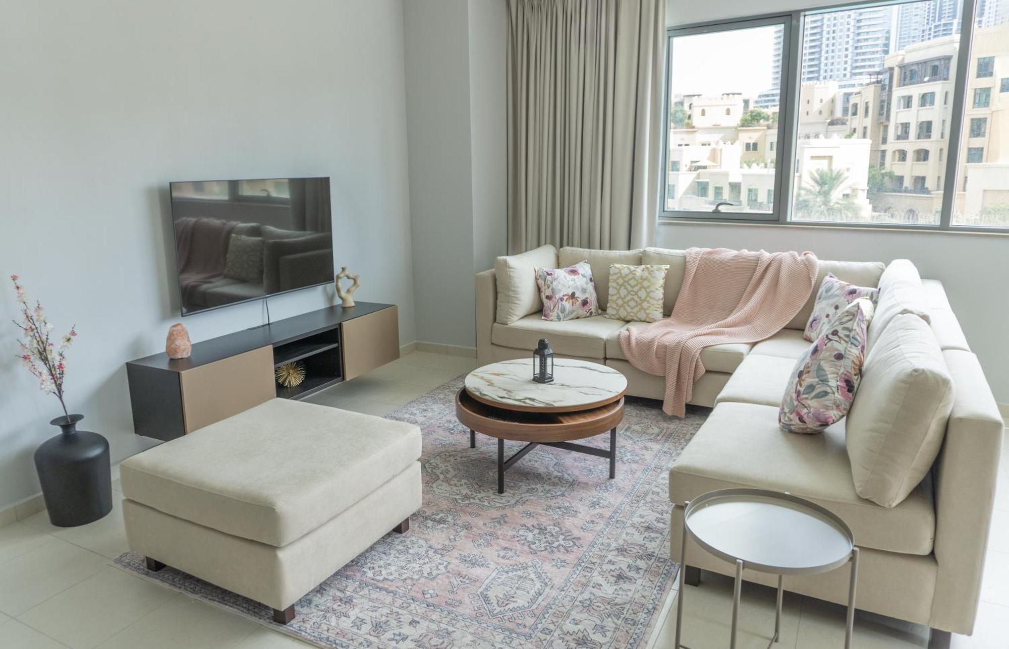 Апартаменти Downtown Oasis, Burj Khalifa Views, Luxury Amenities Дубай Екстер'єр фото